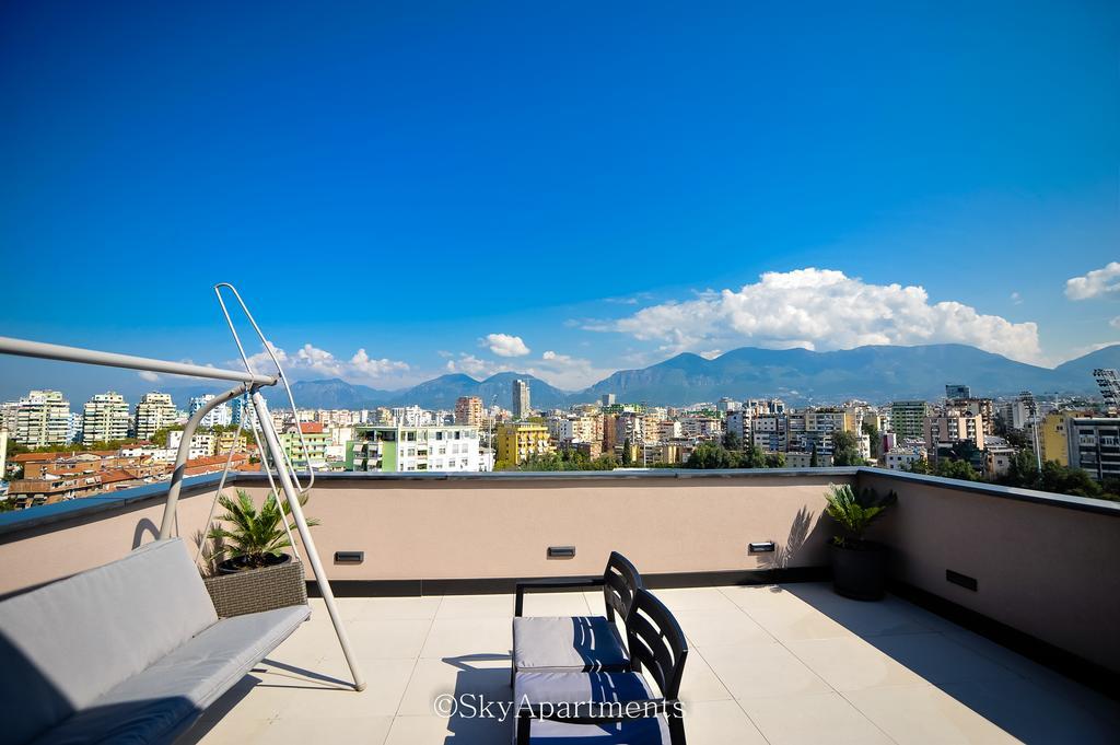 Sky Apartments Тирана Екстериор снимка