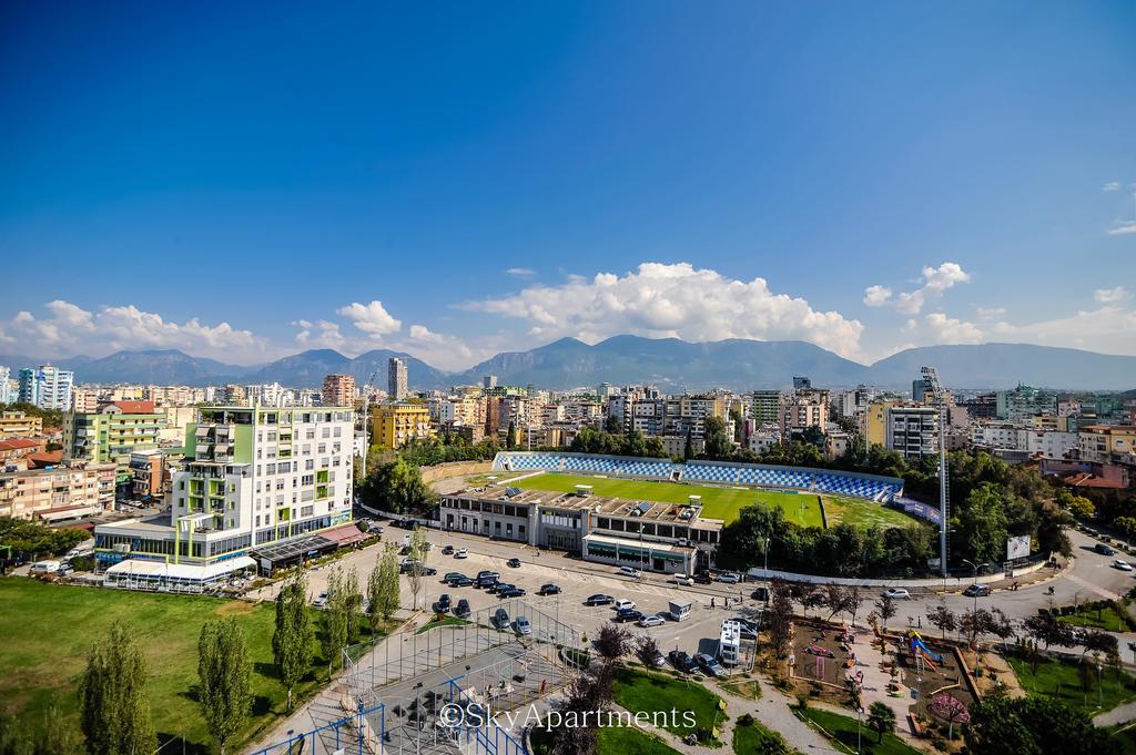 Sky Apartments Тирана Екстериор снимка