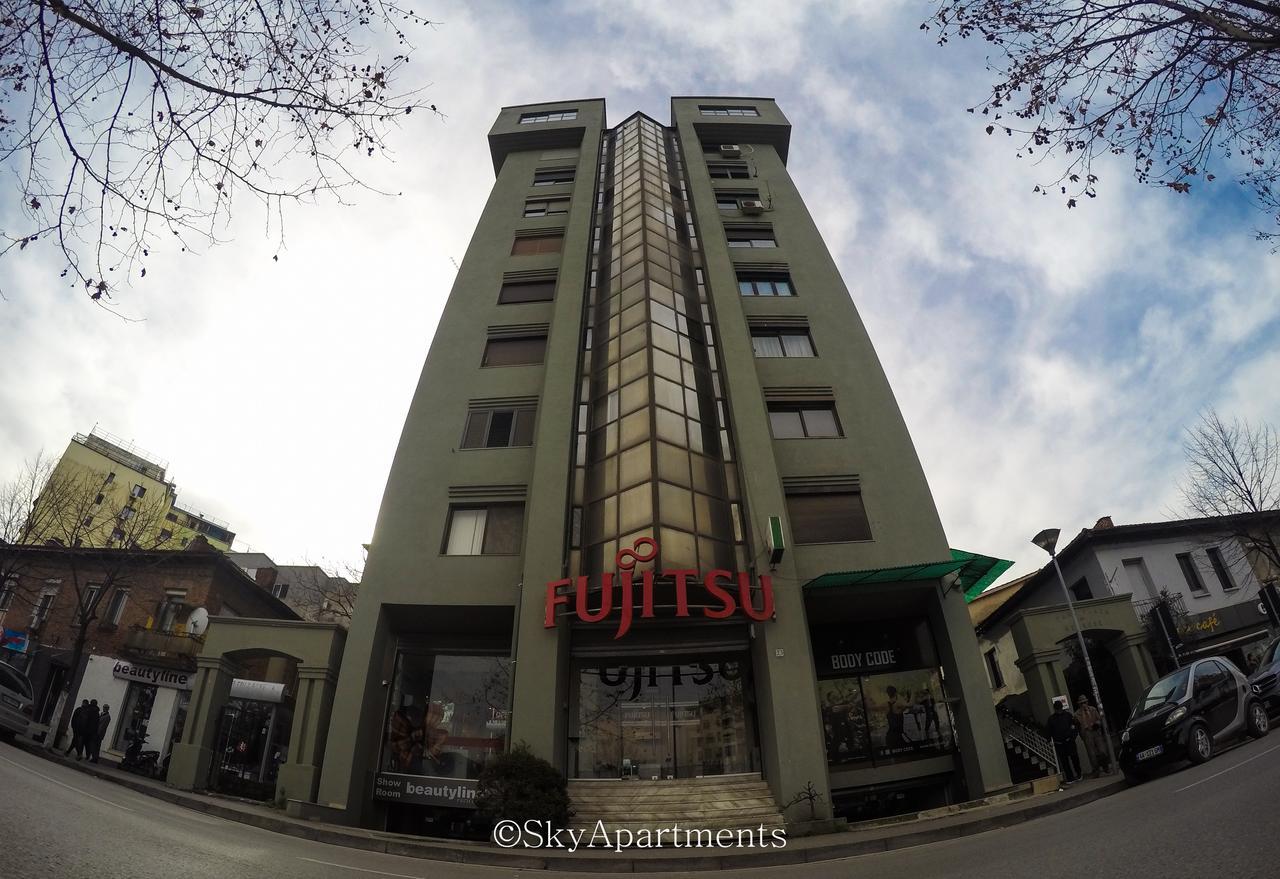 Sky Apartments Тирана Екстериор снимка